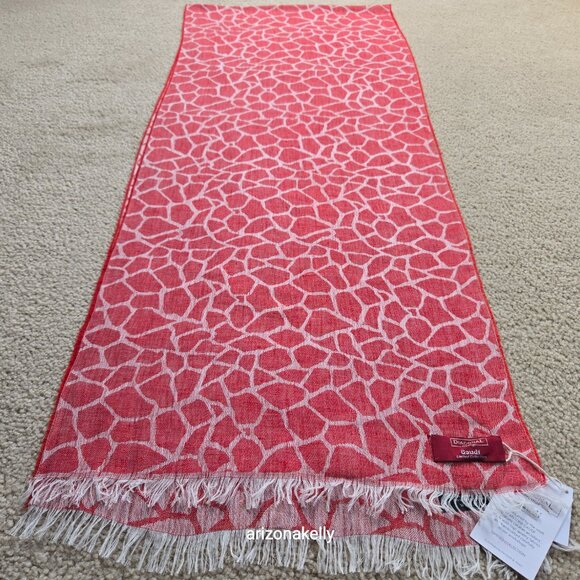 NWT Linen Scarf Gaudí Barcelona Spain Architect--Diagonal Prestige Limited Editi - Picture 12 of 12